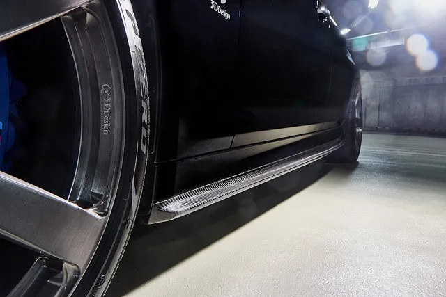 3D Design F90 M5 Carbon Side Skirt Set