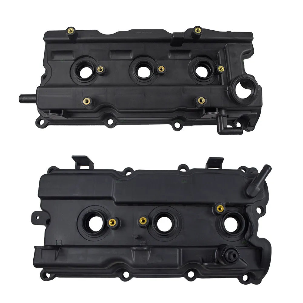 6 Pc Ignition Coils w/Set Front Valve Covers for Altima I35 Maxima Murano Quest