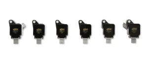 ACCEL 140647K-6 SuperCoil Direct Ignition Coil Set; OEM Replacement; Black; Set Of 6;