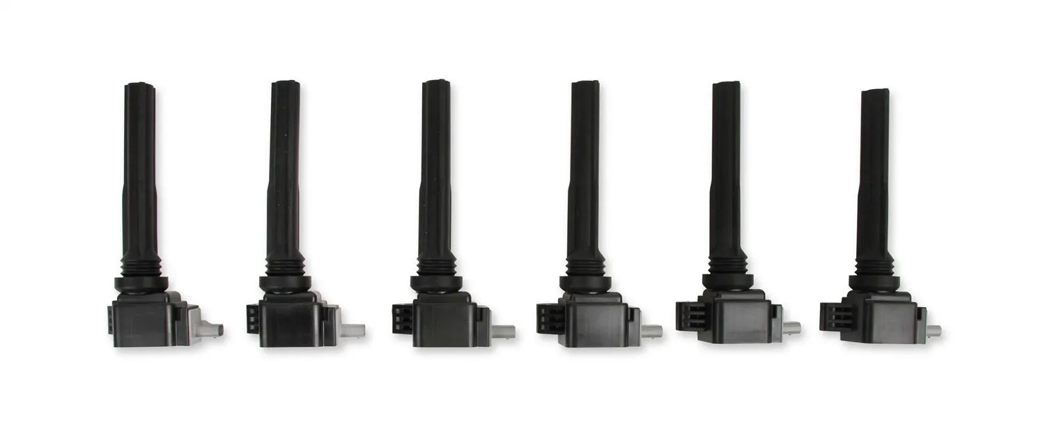ACCEL 140647K-6 SuperCoil Direct Ignition Coil Set; OEM Replacement; Black; Set Of 6;