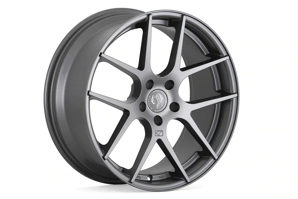 ARK ARK-287L Monoblock Cast Wheel (19X9.5 5X114.3 25ET) Hyper Silver or Matte Gunmetal