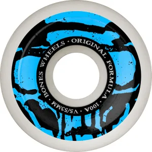 Bones - Mummy Skulls 53MM 100A V5 Side-Cut Skateboard Wheels