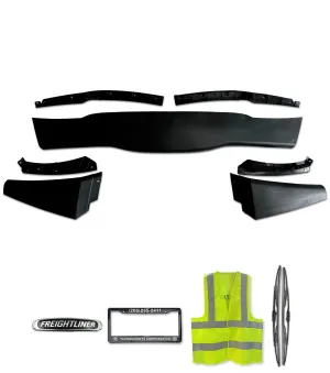 Bumper Air Flow Deflectors and Center Set 2018  Freightliner Cascadia 126 116