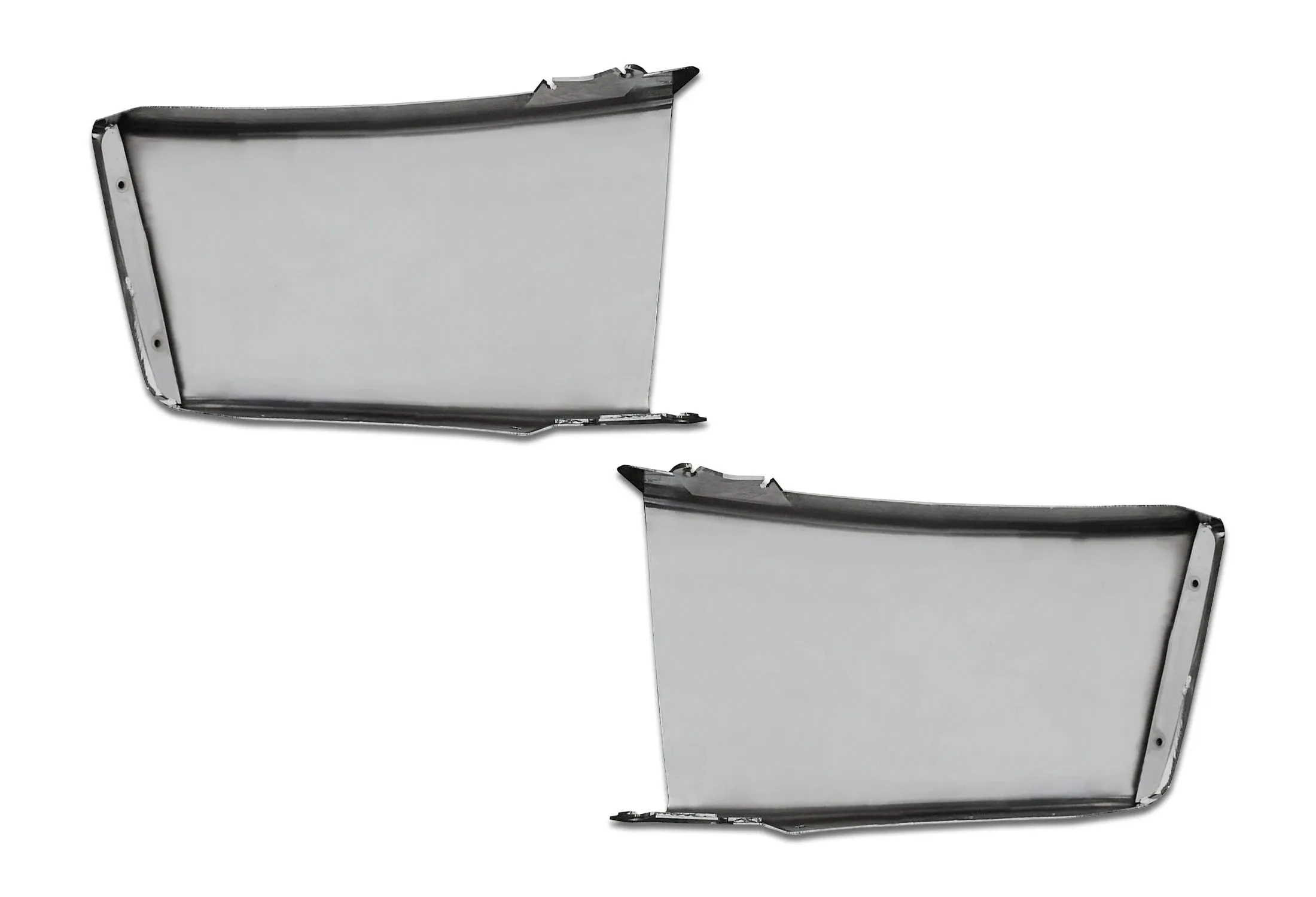 Bumper Corners Steel Chrome Set 2003-2012 Freightliner M2 Business Class 106 112