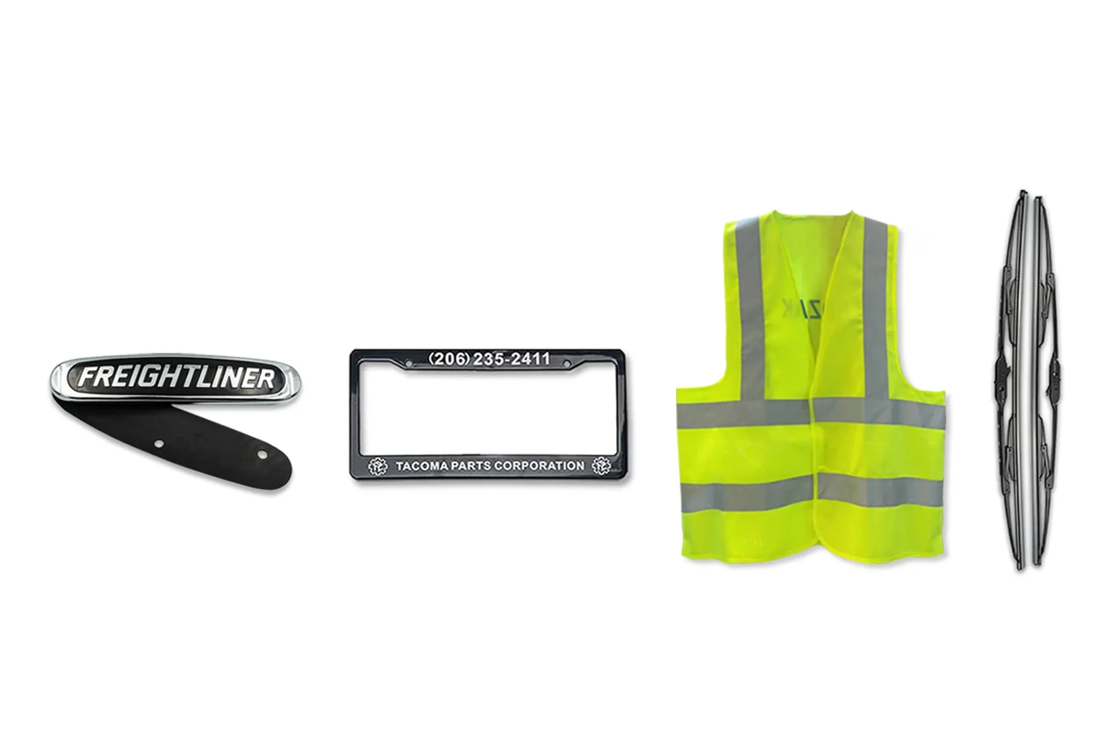Bumper Set Steel Black 2003-2012 Freightliner M2 Business Class 106 112