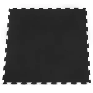 CORTEX 10mm Commercial Interlocking Rubber Gym Tile Mat (1m x 1m) - Set of 9