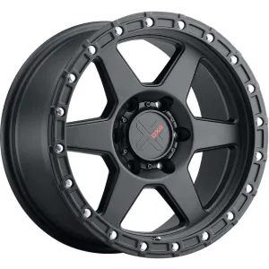 DX4 16x8 Recon 6x5.5 6x139.7 matte Black wheels ET10