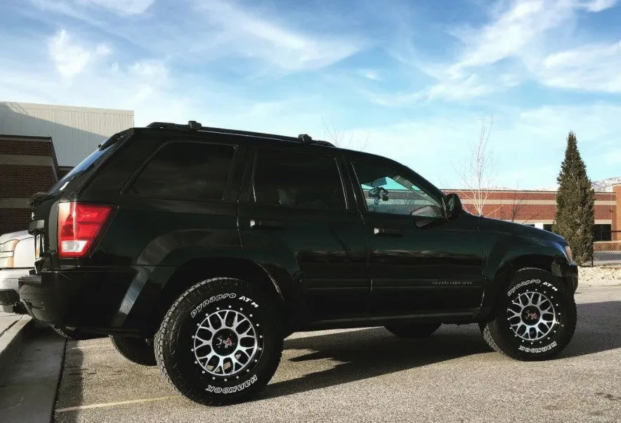DX4 17x8.5 Type GEAR 6X5.5 6-139.7 matte machined black 4x4 wheels