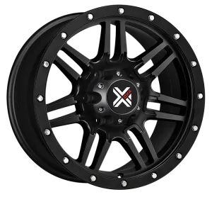DX4 18x9 7S 5x5 5x127 0 offset matte black wheels