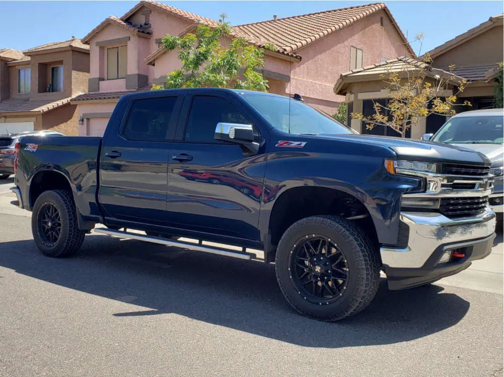 DX4 Vibe 20X9 wheels 5x139.7 5x150 Flat Black Full Painted ET-10