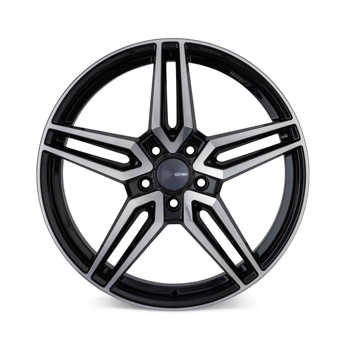 Enkei Victory 18x8 5x120 40mm Offset 72.6mm Bore Black Machined Wheel - 532-880-1240BKM