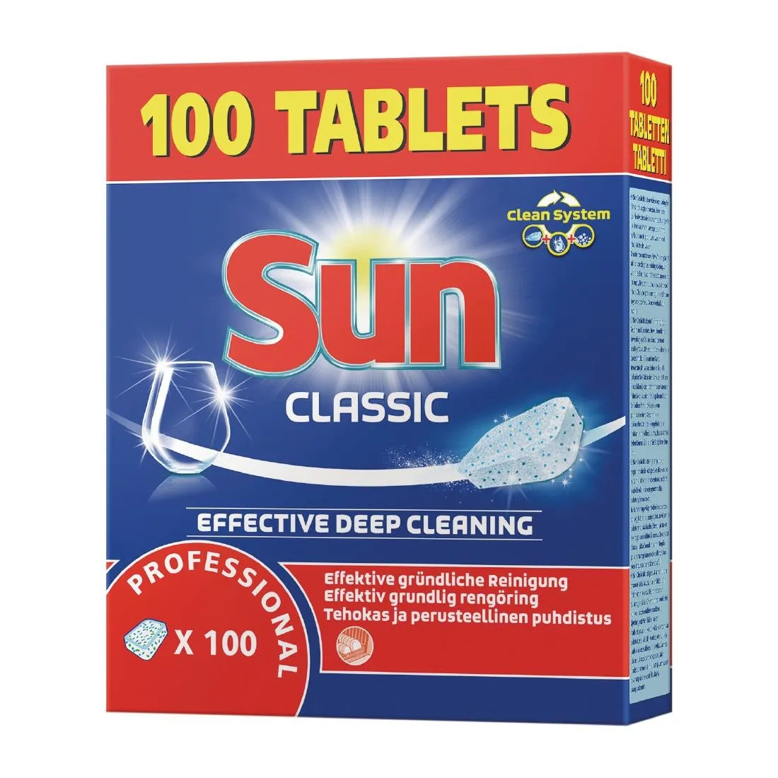FB600 Sun Professional Dishwasher Detergent Tablets (100 Pack)