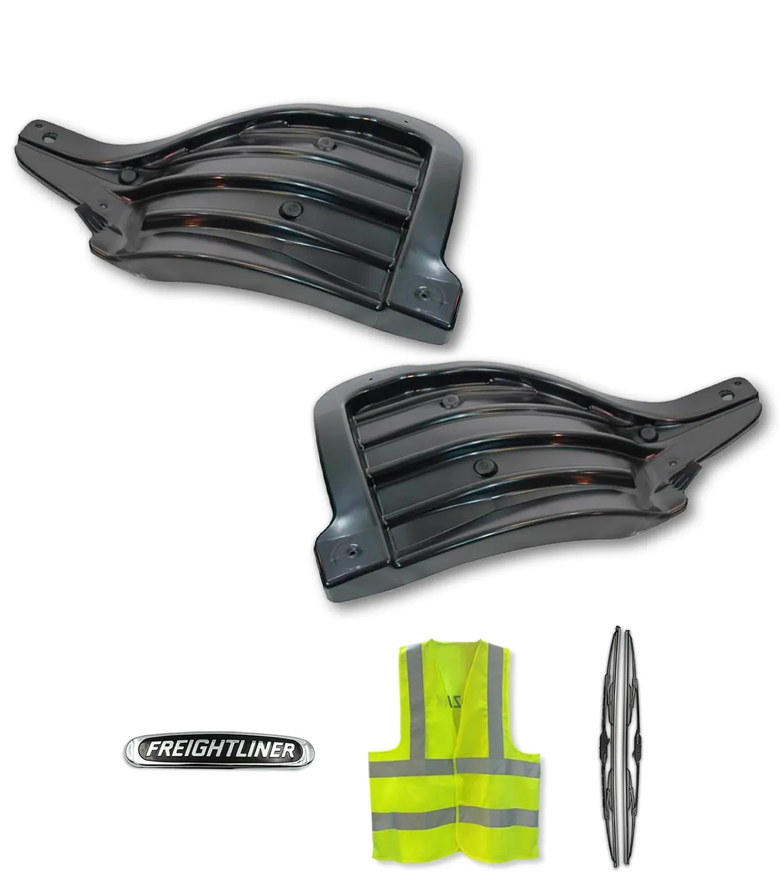 Fender Shield Splash, Hood Mounted Set 2018  Freightliner Cascadia 123