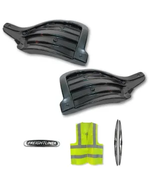 Fender Shield Splash, Hood Mounted Set 2018  Freightliner Cascadia 123