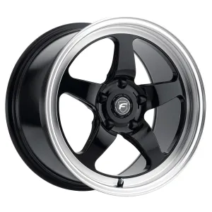Forgestar D5 Drag Wheels (18x8 5x120 ET 15 78.1) Gloss Black Mach