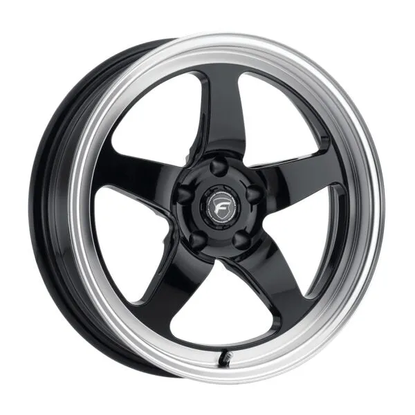 Forgestar D5 Drag Wheels (18x8 5x120 ET 15 78.1) Gloss Black Mach