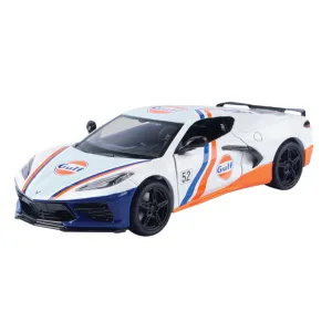 Gulf Collection - 1:24 Scale 2020 Corvette C8 With Gulf Livery