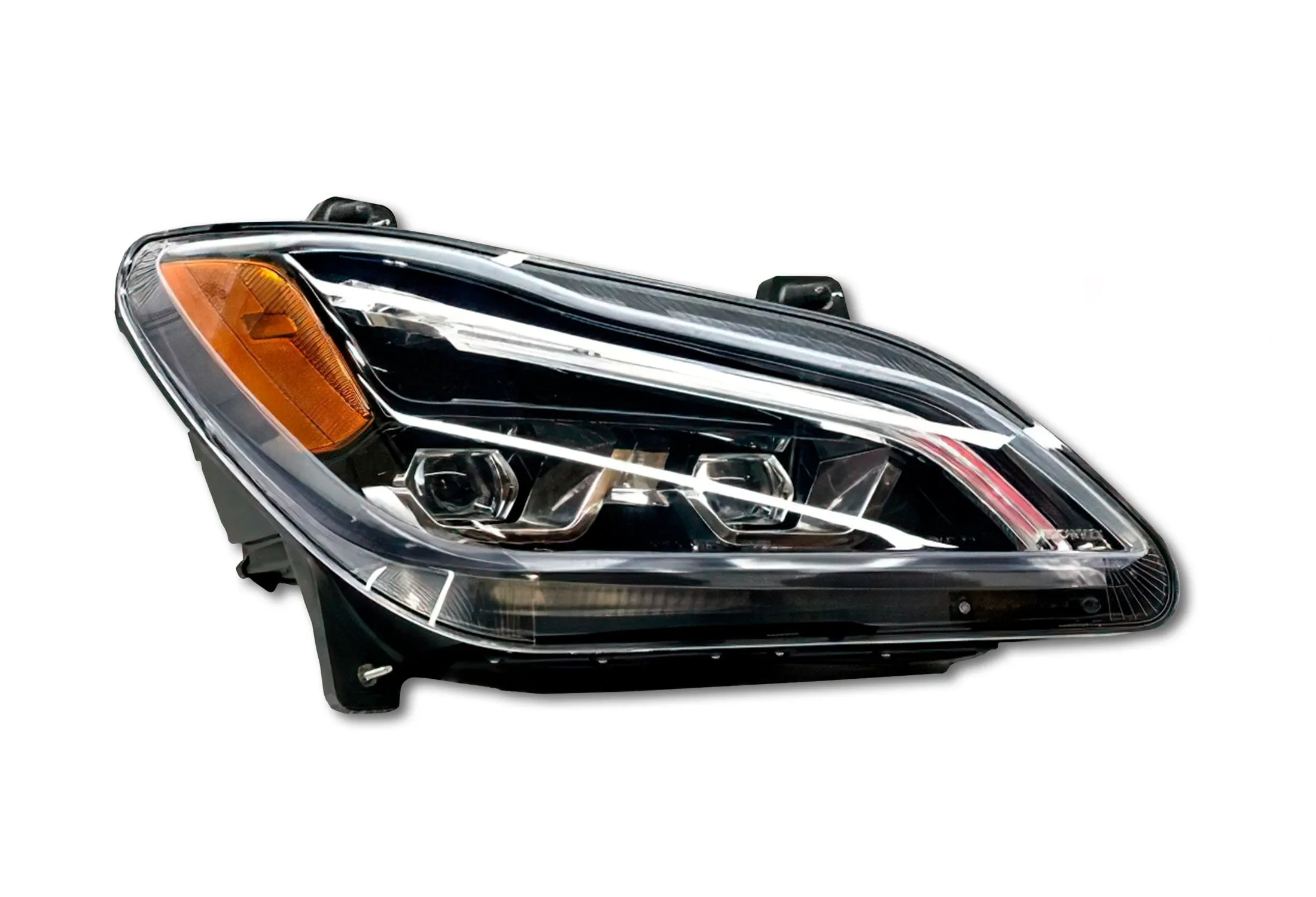 Headlight LED Black Passenger 2022 2023  Kenworth T680 Next Gen