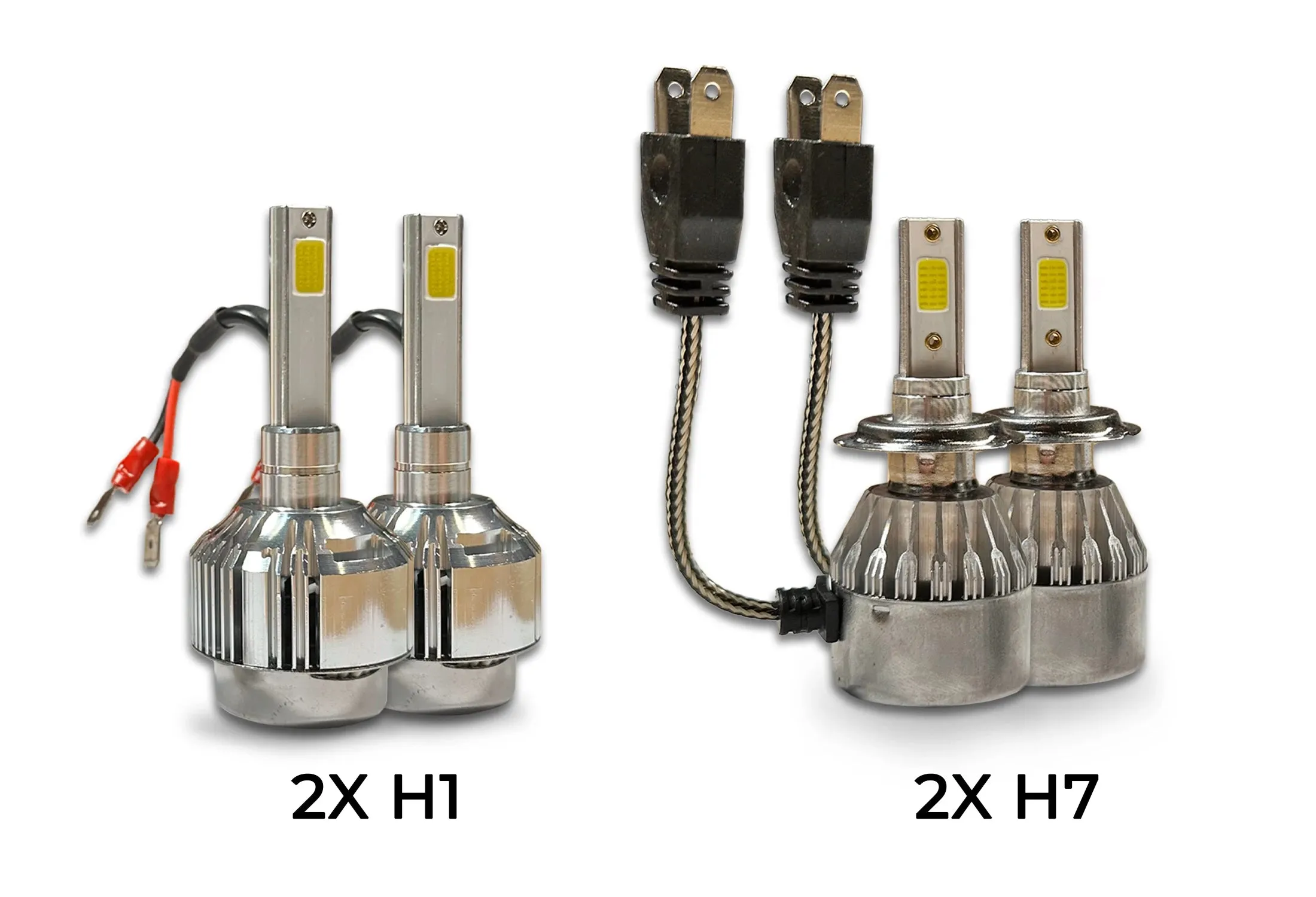 Headlights Chrome with LED Glow Bar Set 2008-2016 International Prostar