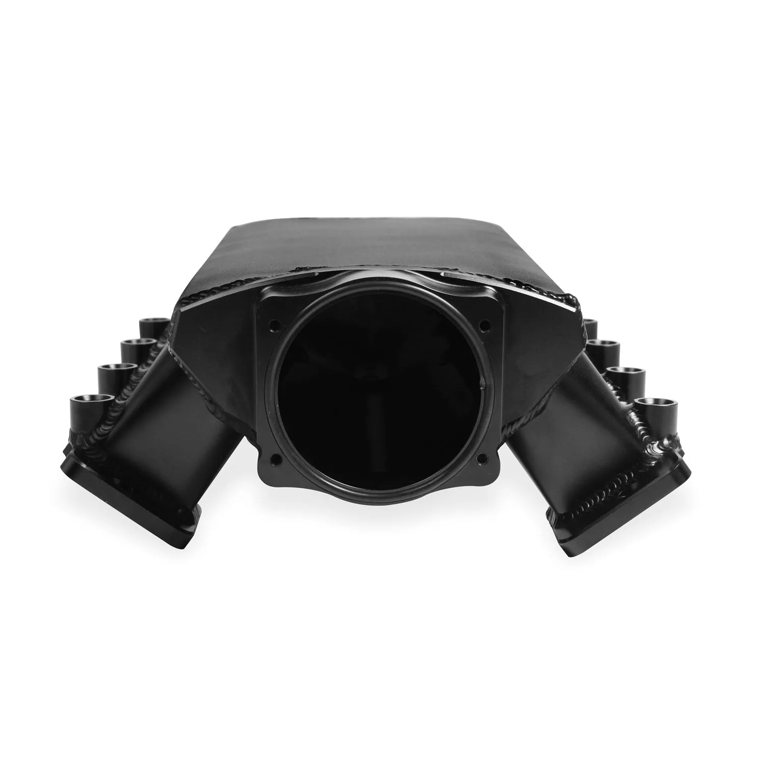 Holley Sniper EFI 102 mm Throttle Body Flange Intake Manifold - Fuel Rails Included - Sniper Logo - Black Anodized - GM LS-Series 820112-1