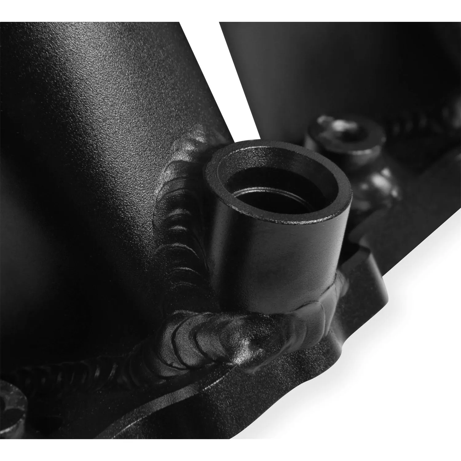 Holley Sniper EFI 102 mm Throttle Body Flange Intake Manifold - Fuel Rails Included - Sniper Logo - Black Anodized - GM LS-Series 820112-1