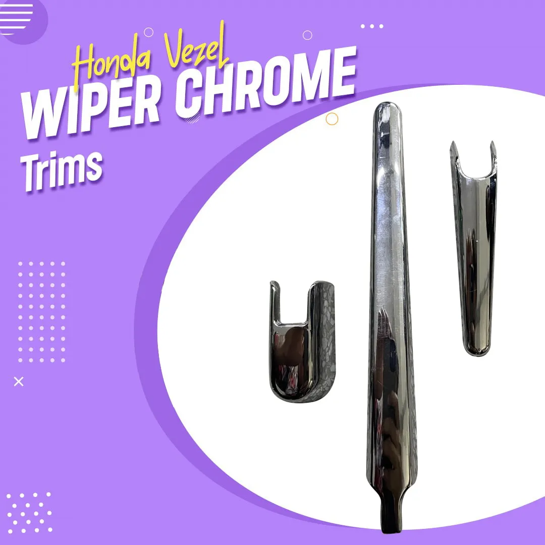Honda Vezel Wiper Chrome Trims MA00862A - Model 2013-2021