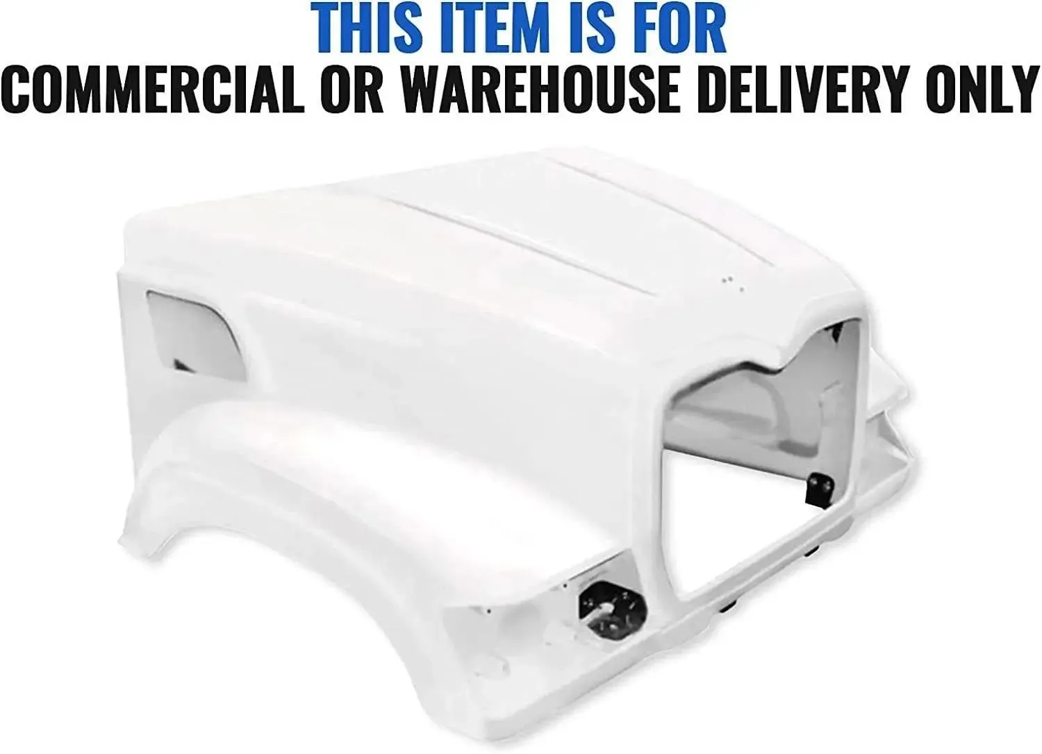 Hood Shell Fiberglass 2002-2007 Mack CV713 Granite