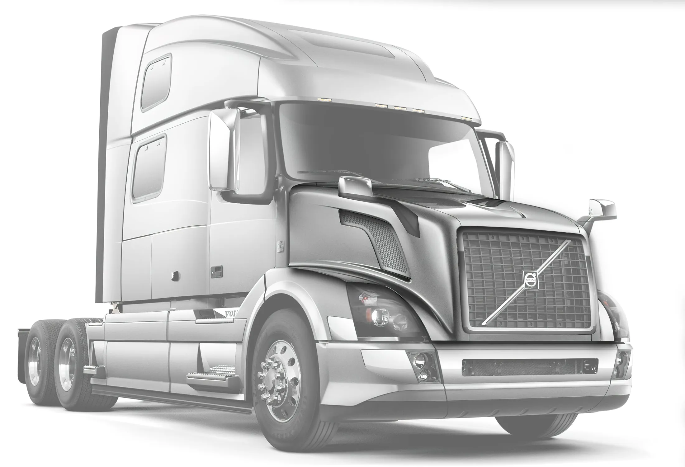 Hood Shell Fiberglass 2004-2017 Volvo VNL