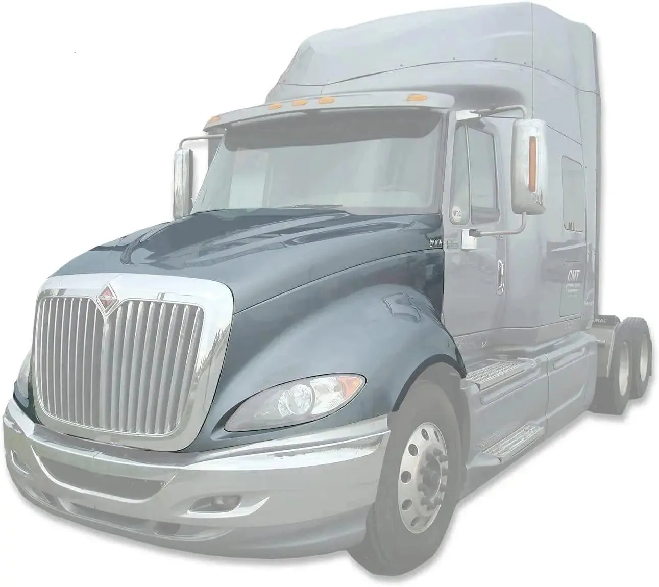Hood Shell Fiberglass 2008  International Prostar