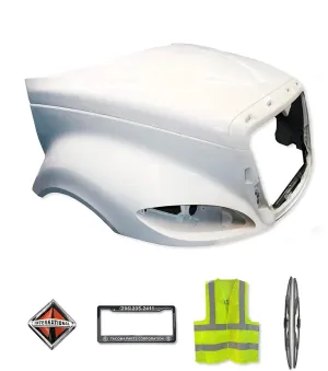 Hood Shell Fiberglass 2008  International Prostar