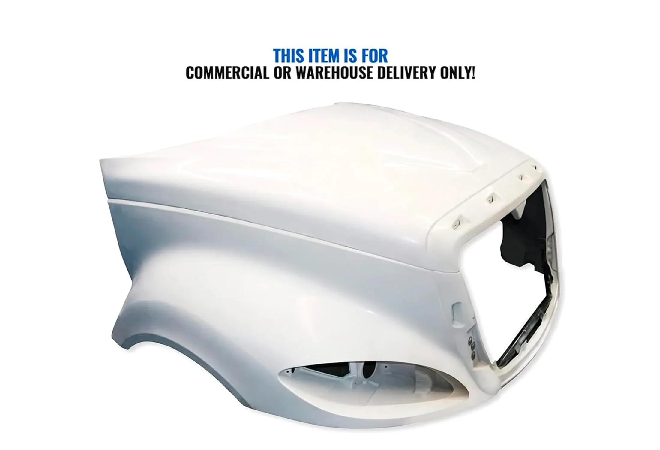 Hood Shell Fiberglass 2008  International Prostar
