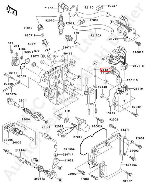 KAWASAKI Genuine 750 & 800 Ignition Coil