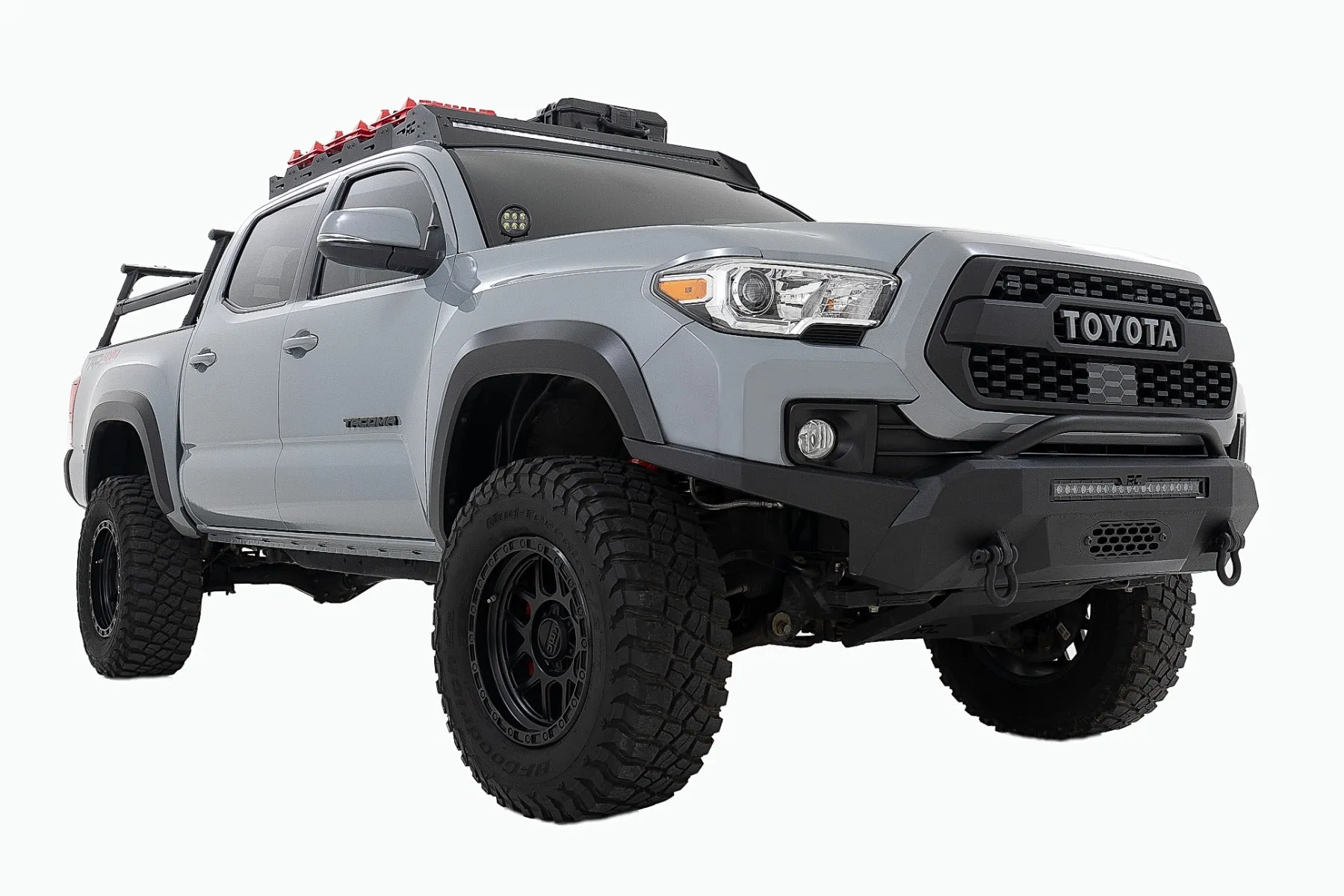 LED Light Kit - Ditch Mount - 2" Black Pair - Flood - Toyota Tacoma (16-23)