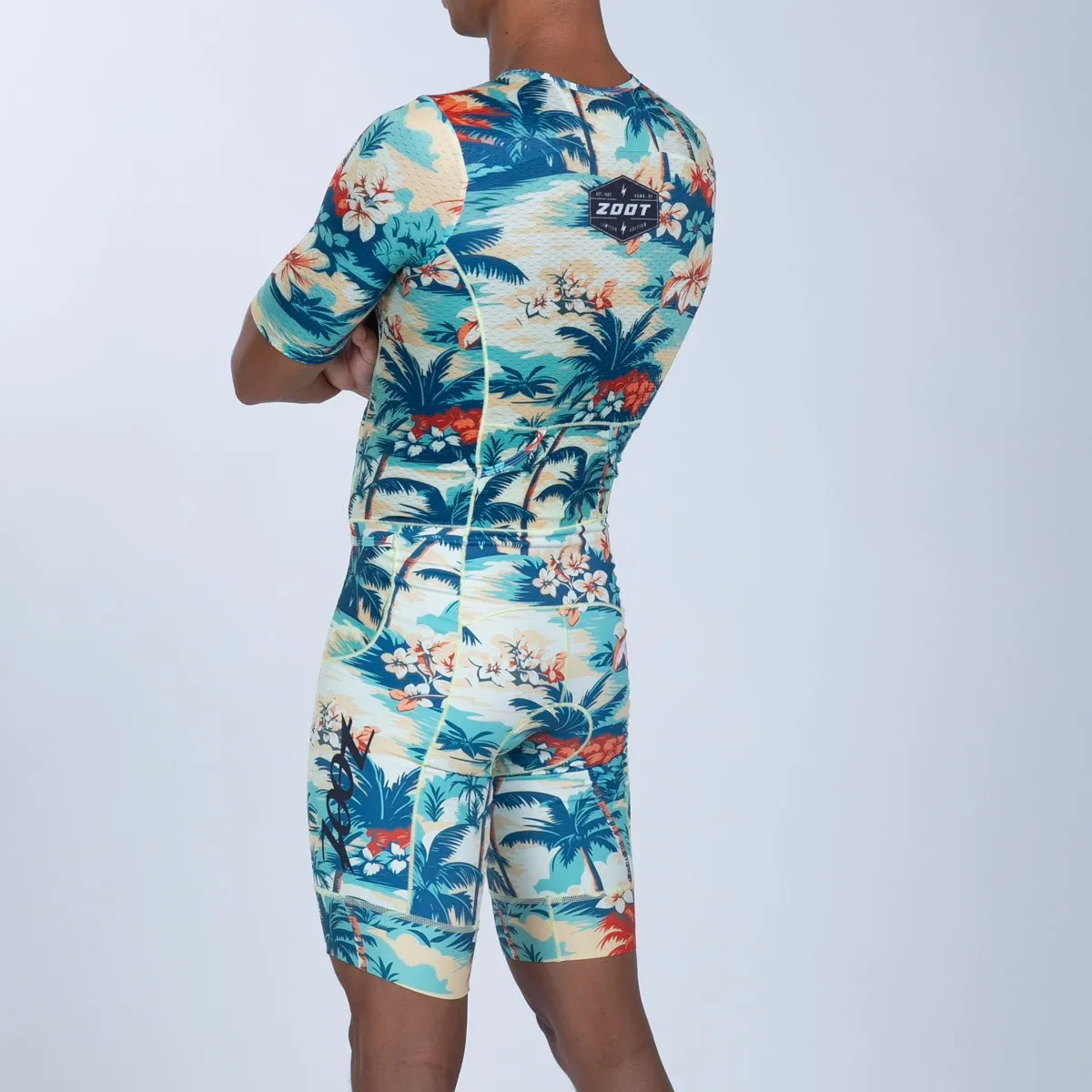 Men's Ltd Tri Aero Fz Racesuit - Vintage Hula