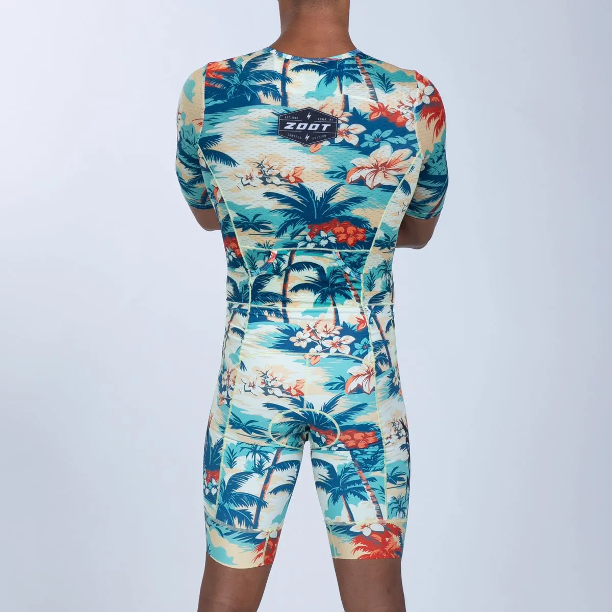 Men's Ltd Tri Aero Fz Racesuit - Vintage Hula