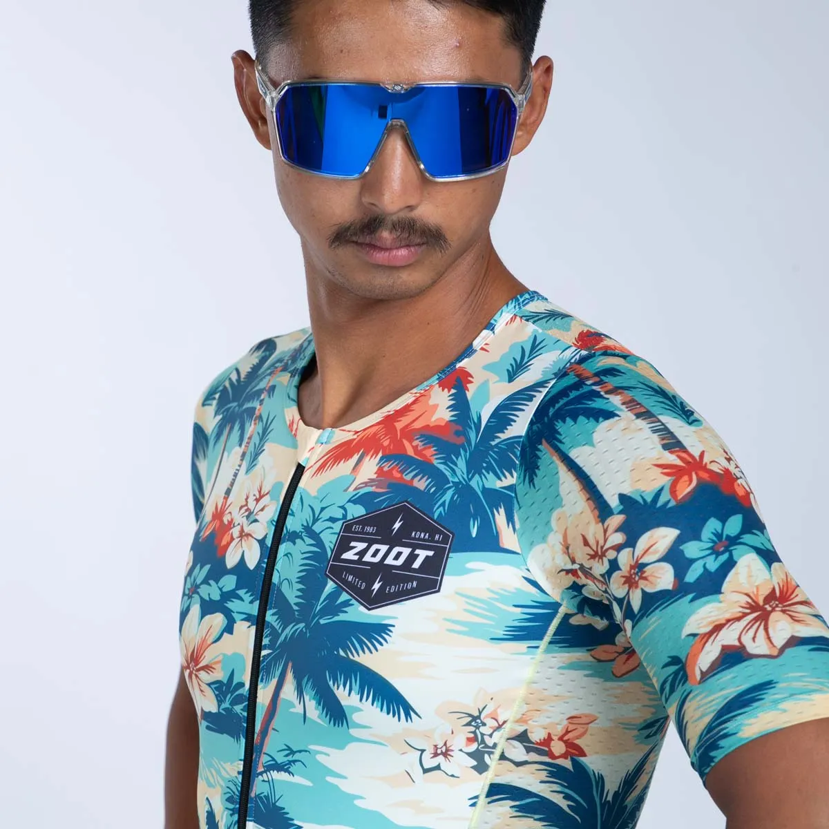 Men's Ltd Tri Aero Fz Racesuit - Vintage Hula