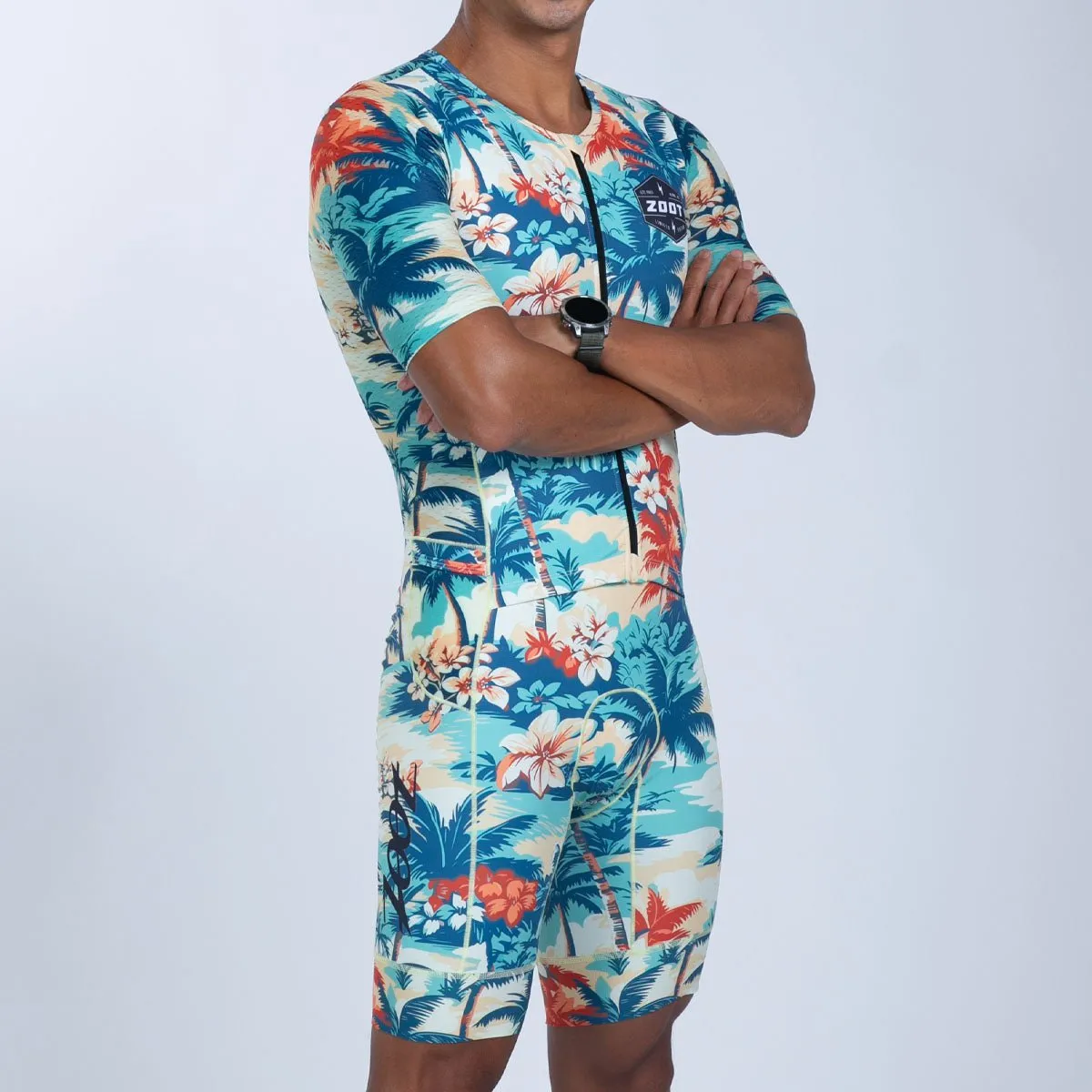 Men's Ltd Tri Aero Fz Racesuit - Vintage Hula