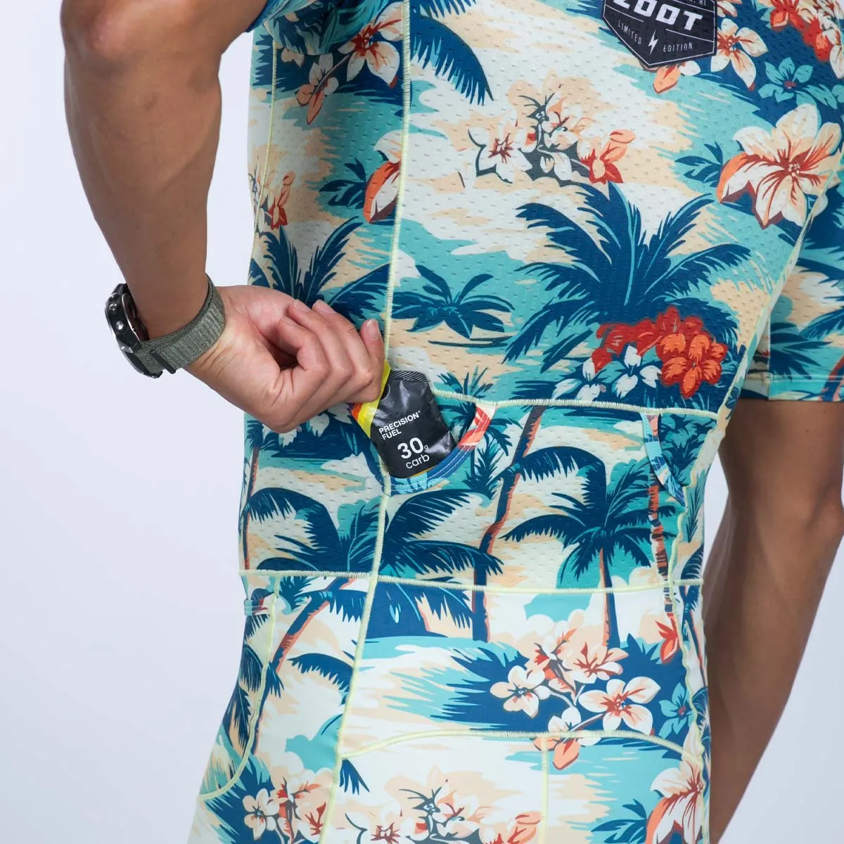 Men's Ltd Tri Aero Fz Racesuit - Vintage Hula