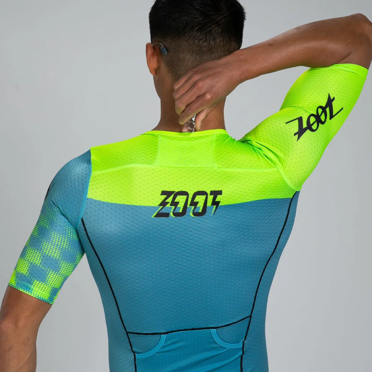 Men's Ltd Tri Aero Jersey - Electric