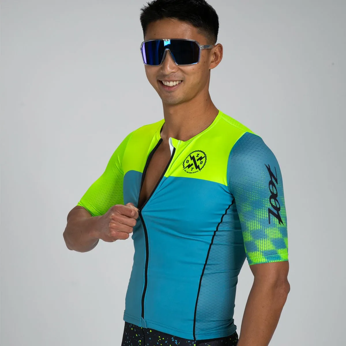 Men's Ltd Tri Aero Jersey - Electric