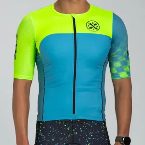 Men's Ltd Tri Aero Jersey - Electric