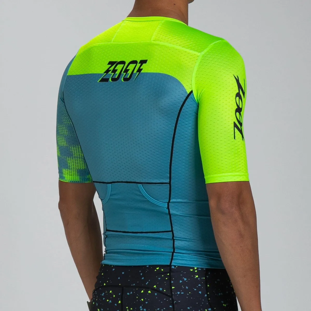 Men's Ltd Tri Aero Jersey - Electric