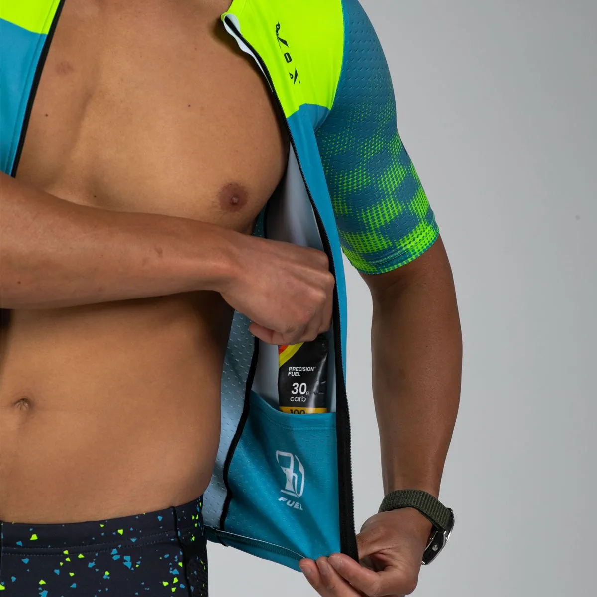 Men's Ltd Tri Aero Jersey - Electric