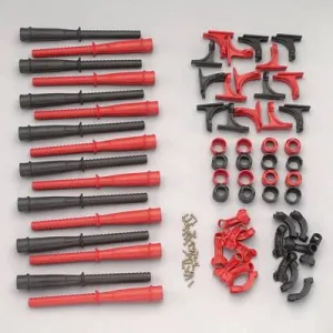 MSD Hemi Tubes - 8 Red 8 Black