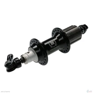 Novatec S-Elite Rim Brake Cartridge Bearings Rear HUB With Quick Release - Ano Black