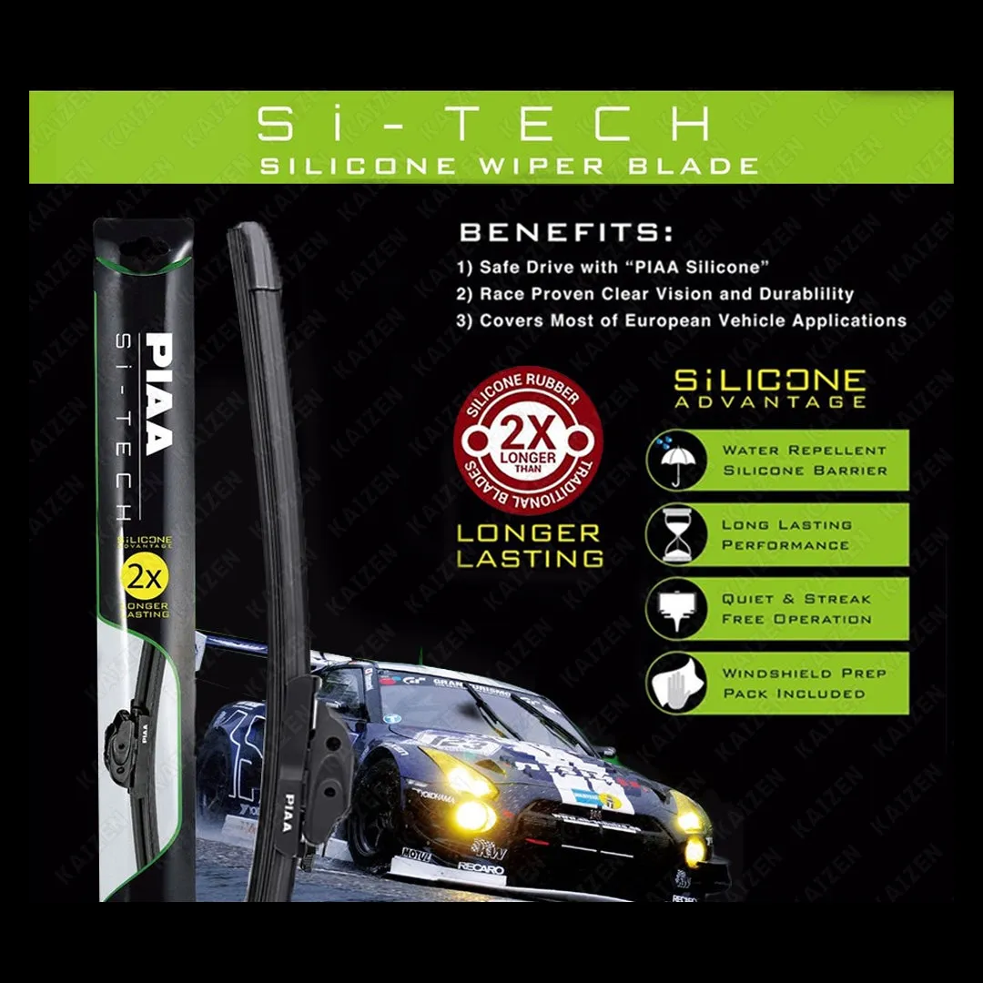 PIAA SI TECH Flat Silicone Car Wiper ( 17" ) (Barcode: 4960311044512 )