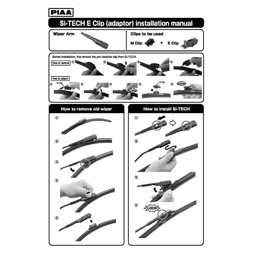 PIAA SI TECH Flat Silicone Car Wiper ( 21" ) (Barcode: 4960311044550 )