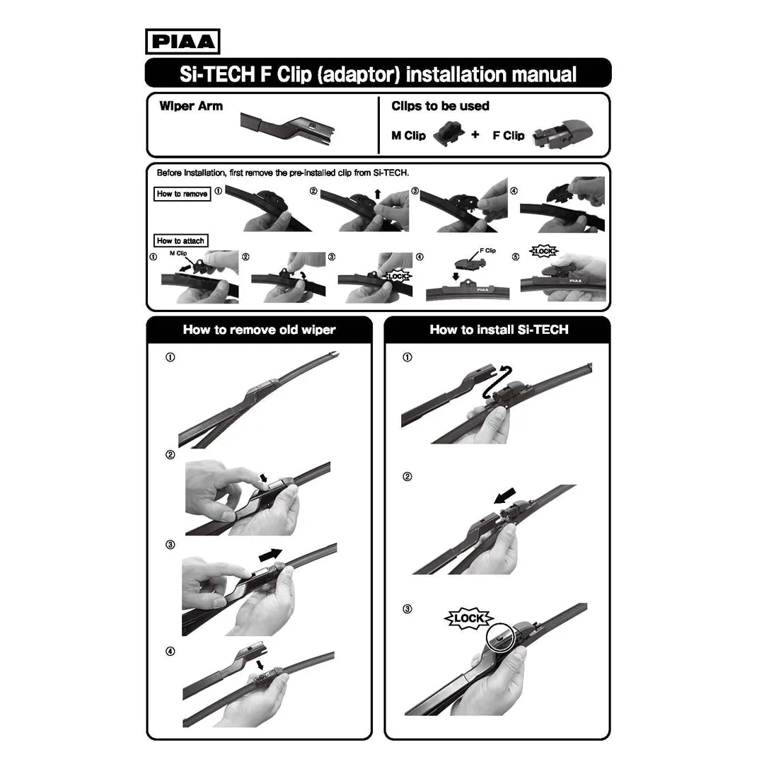 PIAA SI TECH Flat Silicone Car Wiper ( 21" ) (Barcode: 4960311044550 )