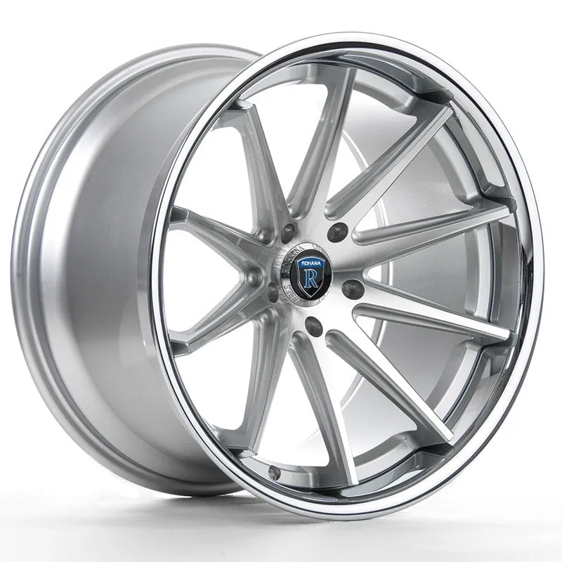 Rohana RC10 Wheels (20x9 5x120 20ET CB 74.1) Machine Black/Chrome Lip / Matte Black / Machine Silver/Chrome Lip / Matte Graphite/Gloss Black