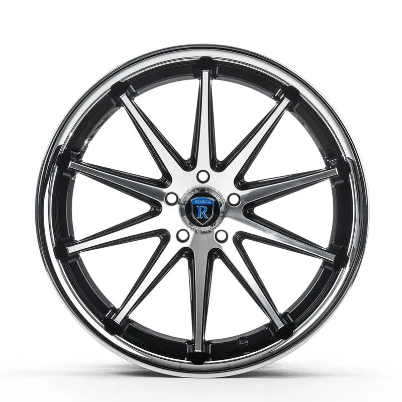 Rohana RC10 Wheels (20x9 5x120 20ET CB 74.1) Machine Black/Chrome Lip / Matte Black / Machine Silver/Chrome Lip / Matte Graphite/Gloss Black